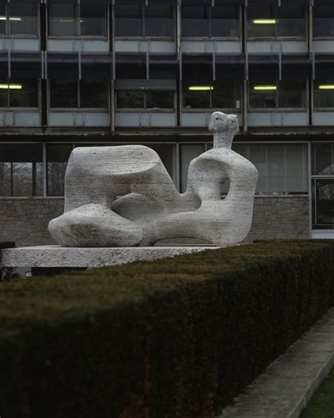 Henry Moore Om Ch Working Model For Unesco Reclining Figure 1957