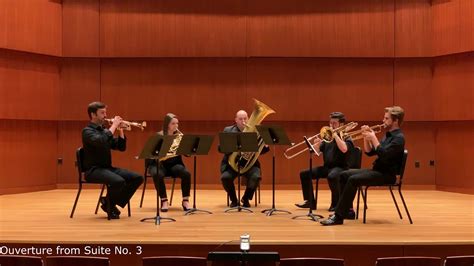 Dances From The Bach Orchestral Suites Brass Quintet Youtube