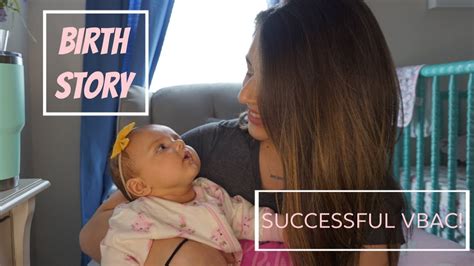 Birth Story Successful Induced Vbac Youtube