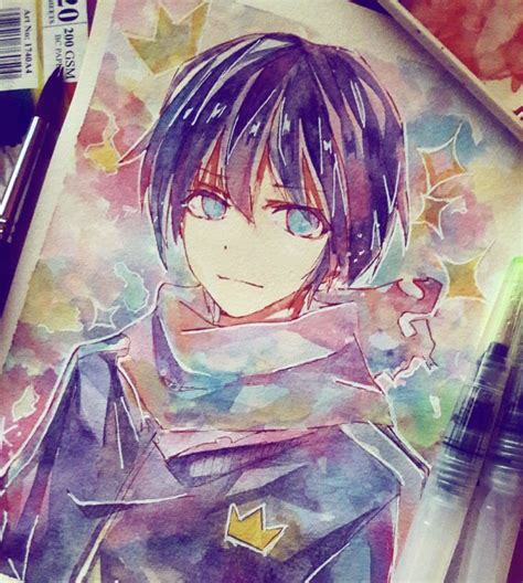 Watercolor Anime Art At Explore Collection Of