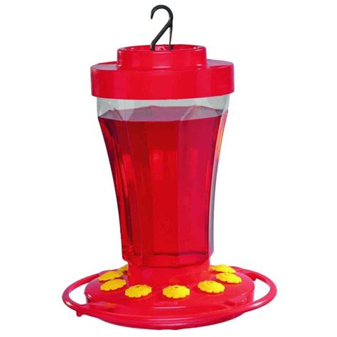 Check for deals & reviews on amazon → (don't worry, button opens a new tab). First Nature 32 oz. Hummingbird Flower Feeder-993090-446 ...