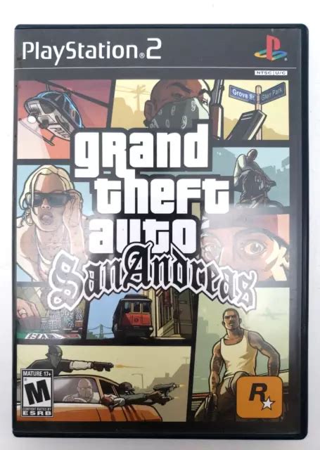 Grand Theft Auto Gta San Andreas Playstation 2 Ps2 Complete W
