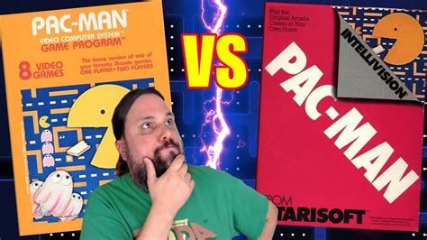 Pac Man Atari 2600 Vs Intellivision Youtube