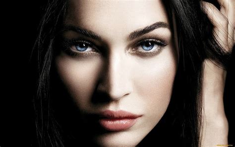 Online Crop Hd Wallpaper Megan Fox Women Celebrity Blue Eyes Face Closeup Actress