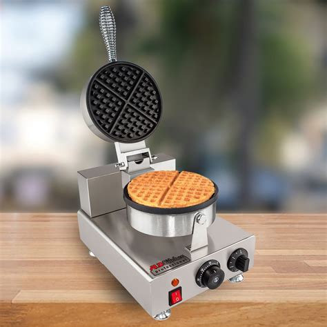 Belgian Waffle Maker Cone Maker And Waffle Iron Round Shape Thin W