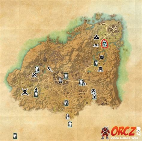 Eso Boralis Wayshrine Map Orcz The Video Games Wiki