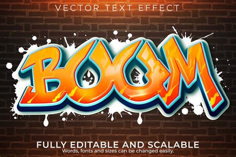 Graffiti Text Effect Editable Spray And Street 1453636