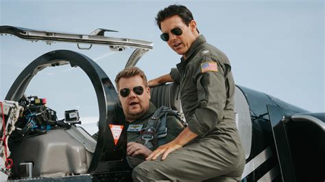 Tom Cruise Makes James Corden His Reluctant Goose On A Wild Top Gun Jet Ride Rolling Stone