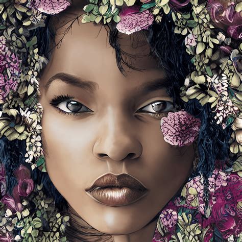 Hyper Realistic Black Woman Graphic · Creative Fabrica