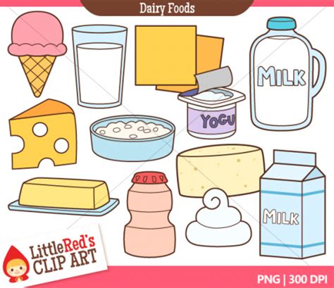 Dairy Foods Clip Art No Dairy Recipes Clip Art Recipe Book Diy