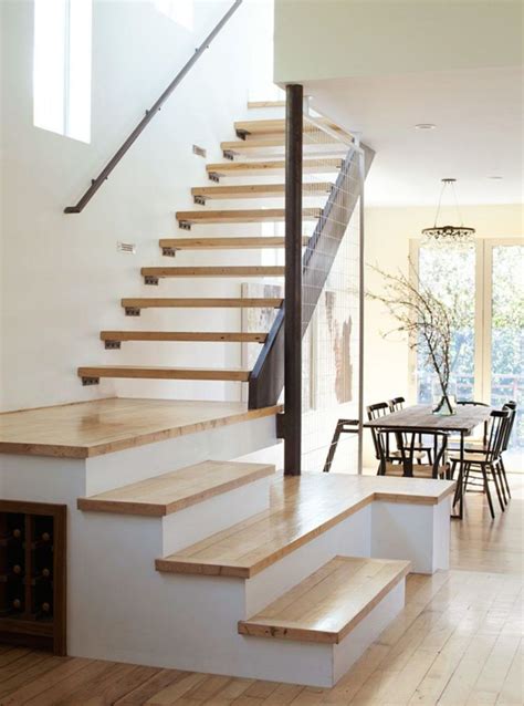 30 Marvelous And Creative Indoor Wood Stairs Design Ideas You Never