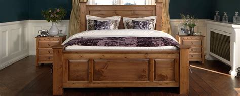 Handmade Solid Oak Beds Sleigh Four Poster And Traditional Revival Beds