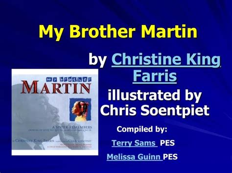 Ppt My Brother Martin Powerpoint Presentation Free Download Id1773535