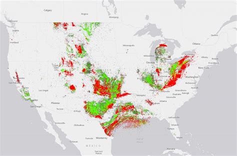 Interactive Map Of Historical Oil And Gas Production In The United