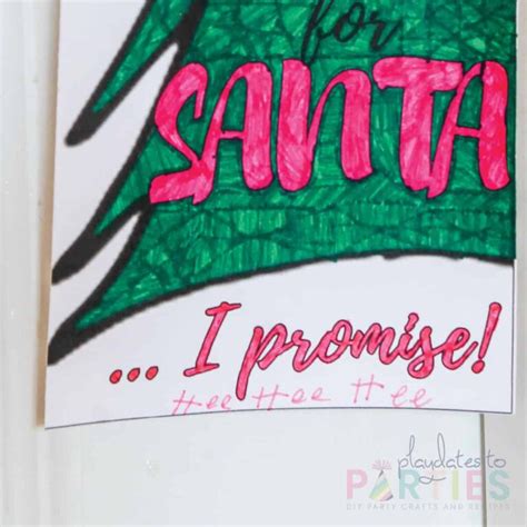 Christmas Door Hanger Coloring Page Free Printable