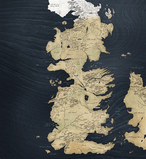 Game Of Thrones High Res Map Movie Wallpapers
