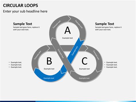 Circular Loops PowerPoint Template | SketchBubble