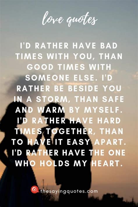 Everyone can have a bad day. The Best True Love Quotes for People in Love | The Saying ...