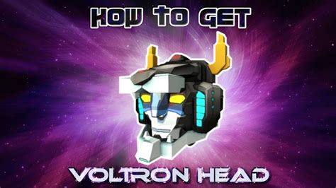 Na How To Get The Voltron Head Roblox Catalog Item Youtube