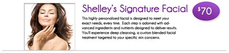 Skin Button Signature Facial Shelleys Day Spa And Salon