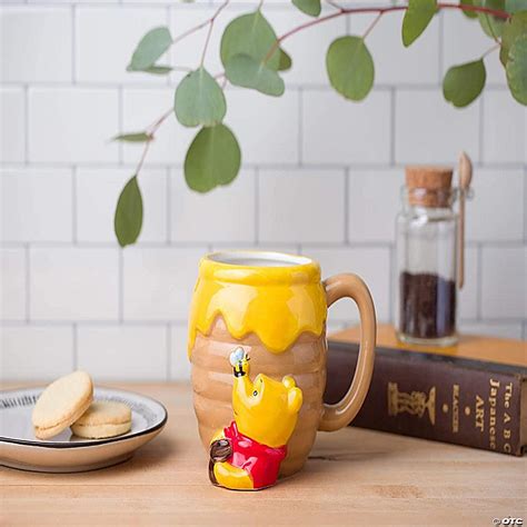 Disney Winnie The Pooh Honey Pot Sculpted Ceramic Mug Holds 23 Ounces Oriental Trading