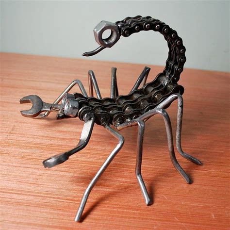 Scorpion Etsy Metal Art Welded Welding Art Scrap Metal Art
