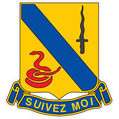 Army 14th Cavalry Regiment Distinctive Unit Insignia Sticker