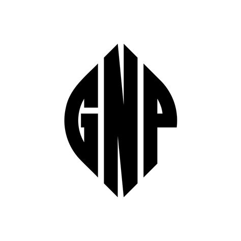 Diseño De Logotipo De Letra De Círculo Gnp Con Forma De Círculo Y