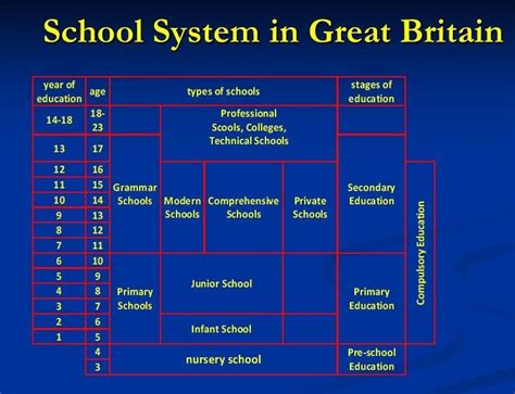Высшее и среднее образование и обучение в Англии Великобритании