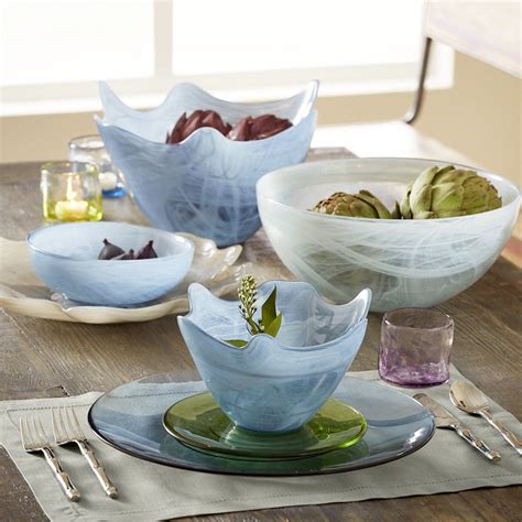 Aurora Recycled Glass Dinnerware Collection Vivaterra
