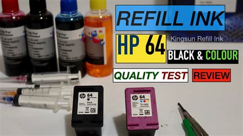 How To Refill Hp 64 Ink Cartridges57 59 60 61 62 63 65 67 302