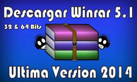 One of the best data archiving software. Descargar Winrar 5.1 32 & 64 Bits 2014 - YouTube