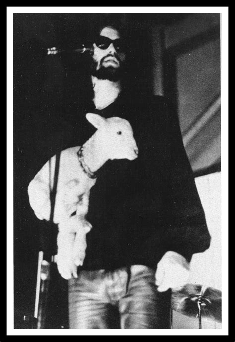 Jim Morrison With A Goat Live On Stage 1969 Rthedoors