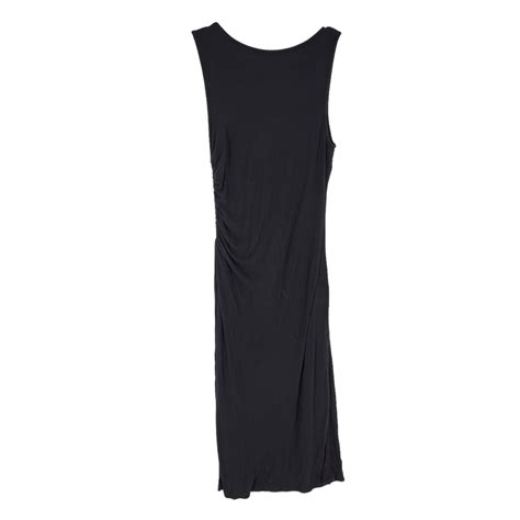 Goldray Black Scoop Neck Sleeveless Long Dress Large Bodycon Ribbed Ebay