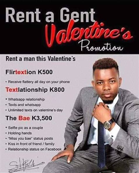 Photo Ladies You Can Now Rent A Man On Valentines Day For A Small