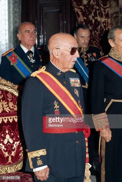 Generalissimo Francisco Franco In This 10975 Color Photo Has
