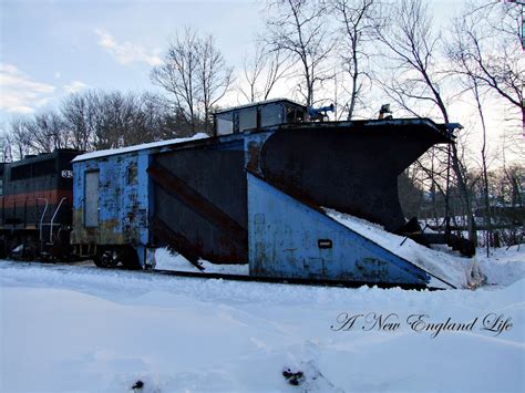 A New England Life Snow Plow Train