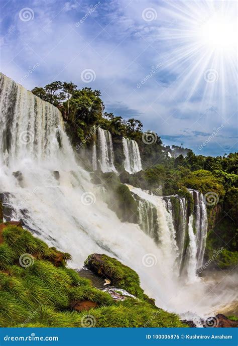 The Famous Waterfalls Stock Photo Image Of Color Cascade 100006876