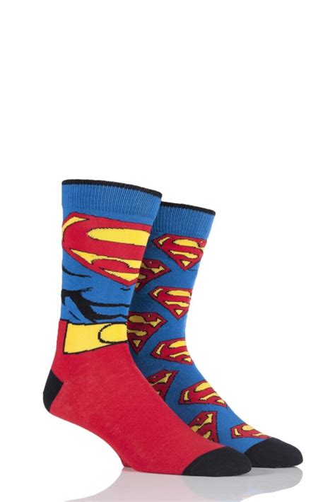 Mens Sockshop Dc Comics Mix Superman Socks
