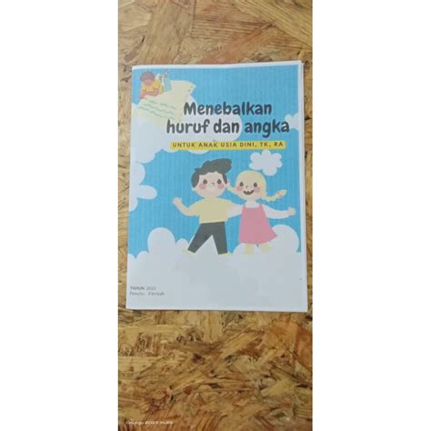 Jual Buku Menebalkan Huruf Dan Angka Untuk Anak Usia Dini Tk Ra Shopee Indonesia