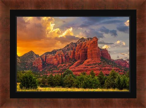 Sugarloaf Mountain Sunset Sedona Arizona Fine Art Print Photos By
