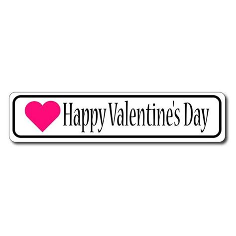 Happy Valentines Day Sign With Heart On White By Highway Traffic