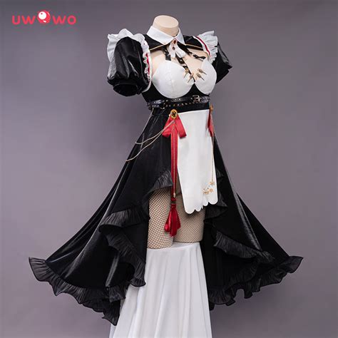 Exclusive Authorization Uwowo Game Genshin Impact Fanart Maid Ver Rosa Uwowo Cosplay