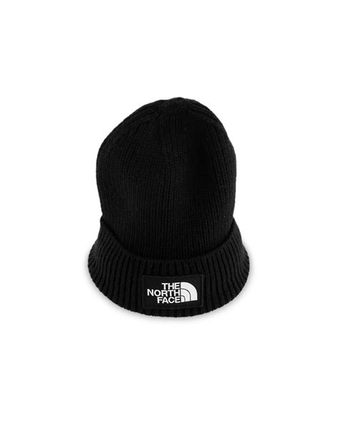 The North Face Tnf Logo Box Cuffed Beanie Zwart Coef Men