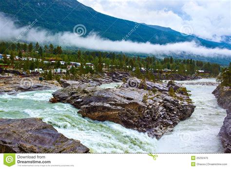 Norway Mountain River Royalty Free Stock Photo Image