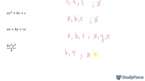 📚 How To Identify Constants In Algebraic Expressions Youtube