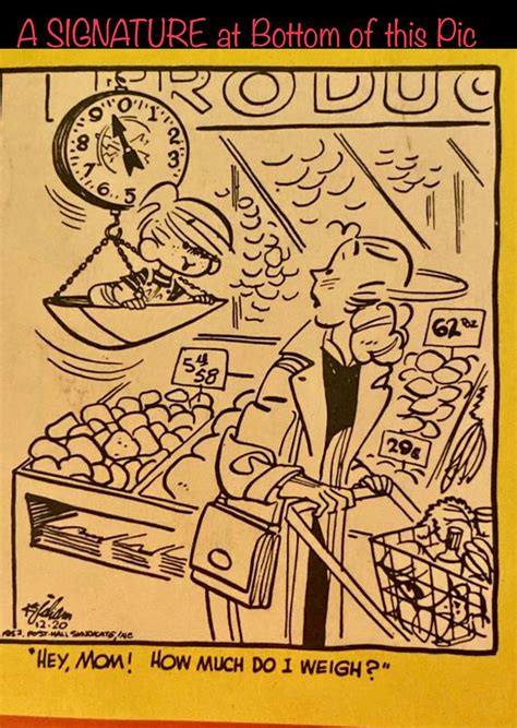 O Mr Wilson 1958 59 Comic Strip Dennis The Menace Etsy