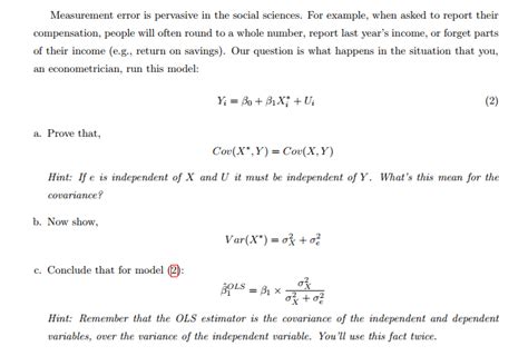 Solved 2 Measurement Error In This Problem Well Go