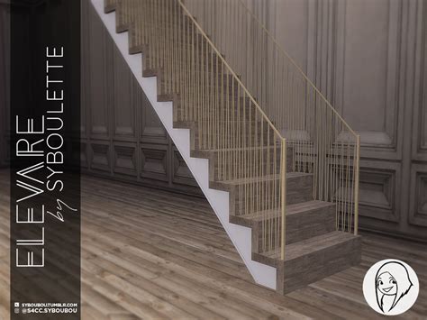 Elevare Part 1 Stairs By Syboubou At Tsr Sims 4 Updates