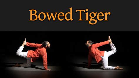 How To Do Bowed Tiger Pose Sardula Asana Yoga Pose Breakdown Youtube